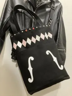 GlyPhS punkrockロカビリー studsダイヤ柄 トートバッグ - メルカリ