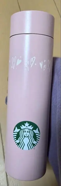 スターバックス 2024バレンタイン ステンレスボトル 350ml ピンク