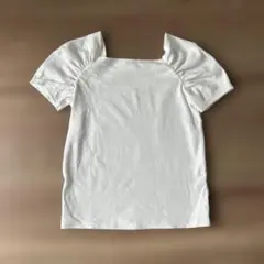 アズール　ホワイト パフスリーブ 半袖Tシャツのサムネイル
