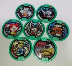 妖怪ウォッチ メダル　７枚セット