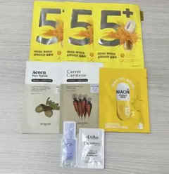 韓国フェイスマスク/numbuzin/SKINFOOD他