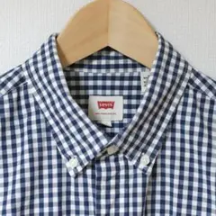 リーバイス Levi’s 美品 ギンガムチェック シャツ メンズ 10s 00s