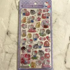 【正規品】ボンボンドロップシール　ハローキティ　縁起物　和柄　和風