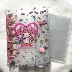 【新品】マイメロディ A7シール帳 リフィル10枚付き6穴クリアバインダー