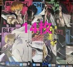 一番くじ　ブリーチ　BLEACH H賞　クリアポスター 9種類　14枚セット