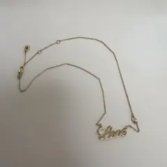 ゴールドメッキ Love ネックレスのサムネイル