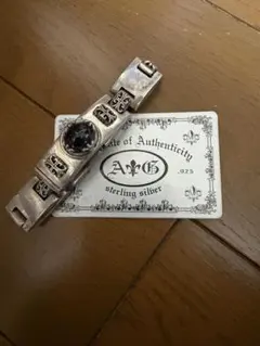 【A&G】シルバーブレスレット 925 ギャランティカード付 2026年最新】A&G メンズ ブレスレットの人気アイテム - メルカリ
