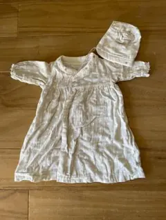 わたガーゼベビードレス　セレモニードレス　50-70cm / NAOMI ITO