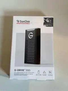 サンディスク G-DRIVE SSD 4TB ポータブル 外付けのサムネイル