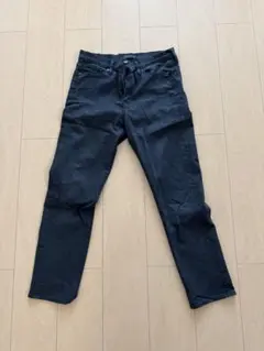 メンズ ブラックデニムパンツ　ユニクロ