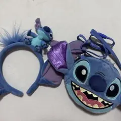スティッチ カチューシャ ぬいぐるみ付き