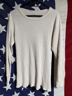 ビンテージ1970年代前後SEARS100%コットンサーマルロンT古着雑貨