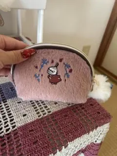 未使用タグつき　リトルミィ　ファーポーチ　ピンク