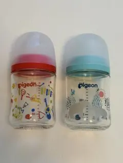Pigeon 哺乳瓶 160ml 2本セット ガラス製