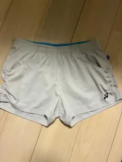 YONEX バドミントンゲームショートパンツ ライトグレーレディースXO