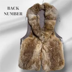 BACK NUMBER ファーベスト ブラウン系