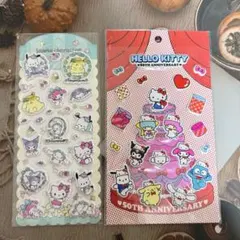 サンリオ　マシュマロシール　3D立体シール2枚セット