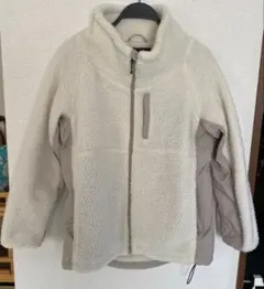 ワークマン 防風ボアビッグカラージャケット L レディース