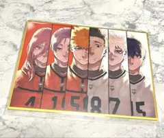 ブルーロック 伊勢丹 ミニ色紙 チームレッド チームホワイト