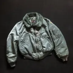 usa製 50s復刻 alpha B-15D フライトジャケット M セージ