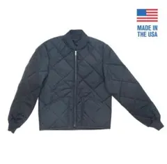 Snap’ N’ Wear quilted jacket navy M 米国製