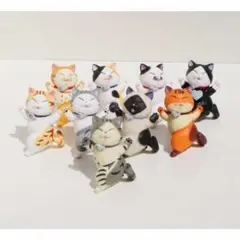 猫 フィギュア 置物 9体セット