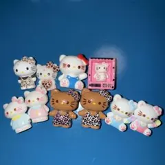 置物デコバーツ キティーちゃん ヒョウ柄