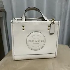 COACH コーチ　デンプシー トート 22 ホワイト2way ショルダーバッグ