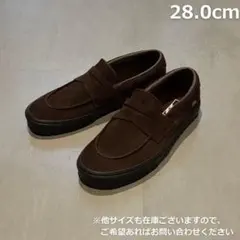 VANS ヴァンズ ローファー スリッポン スエード ブラウン 28.0cm