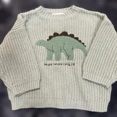 morinorinkle 恐竜ニットセーター 90