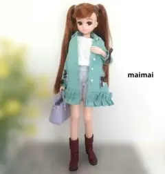 リカちゃん等 1/6ドール 22cmドール アウトフィット 服 コート