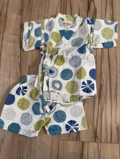 水玉模様 甚平 80サイズ