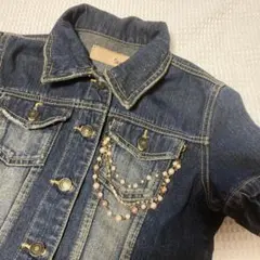 INGNI イング 半袖デニムジャケット Gジャン M