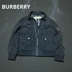 訳あり　BURBERRY ナイロンジャケット ブルゾン　ジャンパー　フルジップ