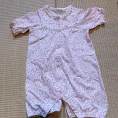 【即日発送】ミキハウス 花柄ロンパース 50cm 60cm