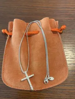 フォリフォリFolli Follie クロスネックレス シルバー　クリーニング済