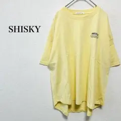 シスキー　Tシャツ　半袖　オーバーサイズ　バックプリント　イエロー　黄色　3Lのサムネイル