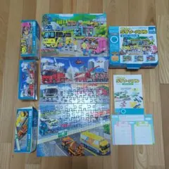 くもんのジグソーパズル　かつやくはたらく車　STEP4 　3セット入り