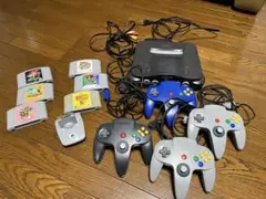 Nintendo 64 本体 コントローラー3つ ゲーム6本