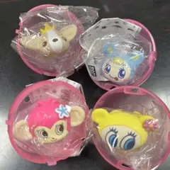 ナルミヤキャラクターズ　ぷくっとリング　ベリエ　ハナちゃん　クー　ミンキー