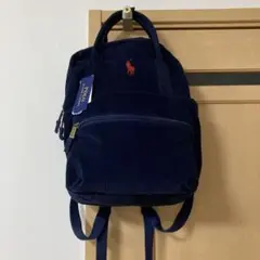 POLO コーデュロイ ネイビーリュック