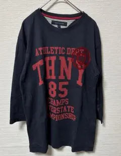 TOMMY HILFIGER ネイビー 七分袖　Tシャツ サイズSのサムネイル