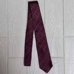 美品 GUCCI GG柄 ネクタイ 148×7cm シルク100%