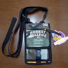 タグ付き未使用　HONEST COLLEGE ネックポーチ
