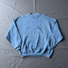 90s chic RUSSEL モックネックスウェット USA製 ターコイズ