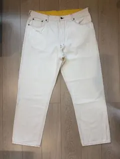Papas パパス ホワイトデニムパンツ XL 白パン ステッチ 日本製 メンズのサムネイル
