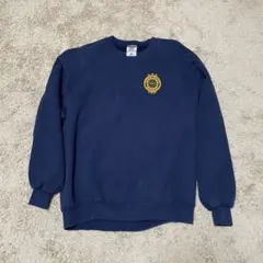 jerzees 古着 スウェット トレーナー ネイビー lowa usa製