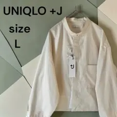 新品 UNIQLO+J スーピマコットン オーバーサイズシャツ メンズ L