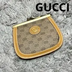 GUCCI グッチ コインケース 小銭入れ GG レザー がま口 ユニセックス