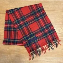 TWEEDMILL ウール マフラー レッド チェック